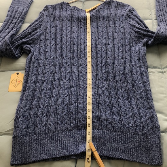 DONATED - NFS -BNWT SJB Cable-Knit Crew Neck Pullover Sweater - Picture 4 of 5